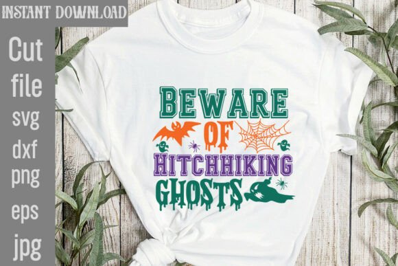 Beware of Hitchhiking Ghosts SVG Cut File Review
