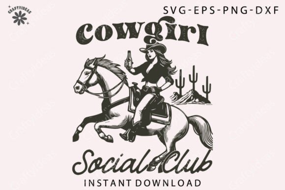 Cowgirl Social Club Png, Cowgirl Shirt Review for Real Projects