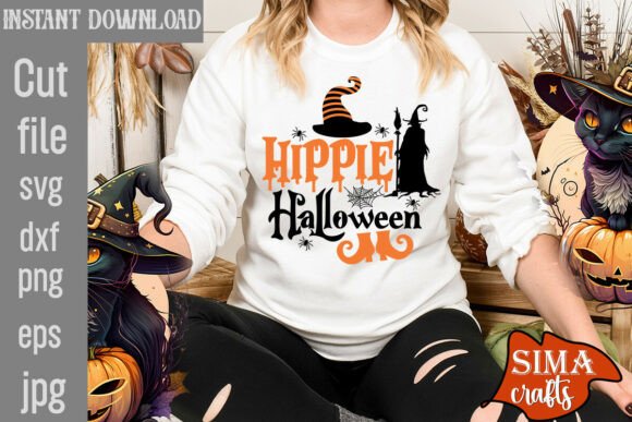 Hippie Halloween SVG Cut File Review: A Retro Charm for Custom Projects