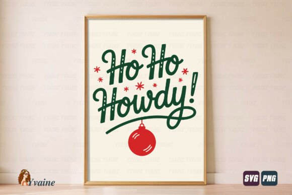 Western Christmas Ho Ho Howdy SVG Review
