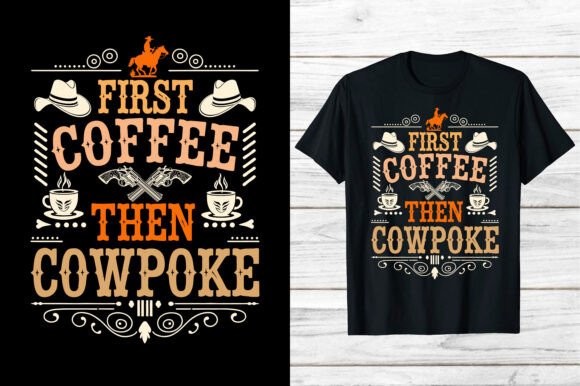 Western Cowboy Coffee and Cowpoke Shirt Embroidery Design Review