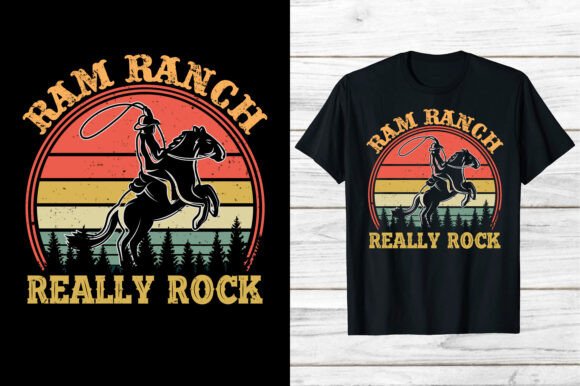 Western Cowboy Ram Ranch Rocks Shirt Eps Review