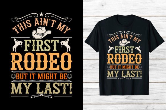 Western Cowboy Shirt First Rodeo Embroidery Design Review