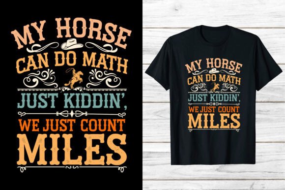 Western Cowboy Shirt Horse Can Do Math