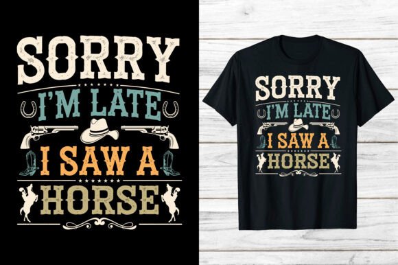 Western Cowboy Shirt I Saw a Horse Eps Review