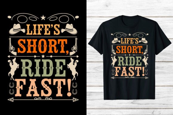 Western Cowboy Shirt Ride Fast Eps Png Review for Real Projects